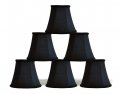 Urbanest 1100467c Set Of 6 Chandelier Mini Lamp Shade 5-inch Bell Clip On Black 