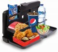 Vaygy Foldable Car Food Tray Holder Multi- Functional Portable Auto And Drink A Black Eating Organizer Backseat A Kids Table 