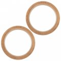 Caltric 2 Exhaust Muffler Pipe Head Gasket Compatible With Yamaha Virago 700 Xv700 1984 1985 1986 1987