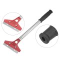 12 Floor Wall Scraper Paint Removal Tool With 10pcs Extra Blades For Cleaning Windows Glass Tiles Adhesive