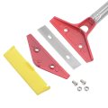 12 Floor Wall Scraper Paint Removal Tool With 10pcs Extra Blades For Cleaning Windows Glass Tiles Adhesive