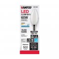 Satco S21281 06 5 5-watt Led E12 Light Bulbs 5000k 15000 Hour Rating Dimmable 6 Pack