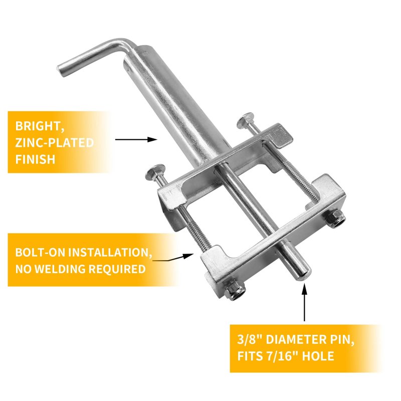 Rv Landing Gear Jack Locking Pull Pin 3 8 In Quick Release Spring Loaded For Camper Motorhome Trailer 5th Wheel Replace