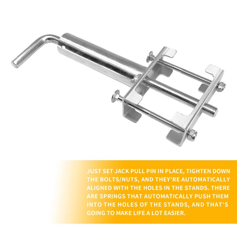 Rv Landing Gear Jack Locking Pull Pin 3 8 In Quick Release Spring Loaded For Camper Motorhome Trailer 5th Wheel Replace