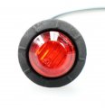 Ledvillage 15 Pcs 3 4 Inch Mini Bullet Amber Red 5 White Led Clearance Lamp Side Marker Seal Button Lights For Truck Trailer Rv