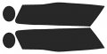 Precut Vinyl Tint Cover For 2009-2012 Audi A4 S4 Headlights 20 Dark Smoke 