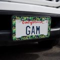 Gorilla Forest Family Pattern License Plate Tag Frame