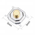 Uxcell 10pcs 5x5x2 5mm Momentary Panel Pcb Surface Mounted Devices Smt Mount 4 Pins Push Button Spst Tactile Tact Switch