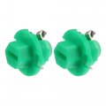X Autohaux 10pcs Dc 12v T5 B8 4d Led Dashboard Light Green For Car Internal
