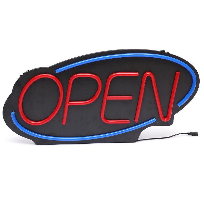 Neon Open Sign Led Light Fraternity Houses Window For Business Storefront Walls Office Shop Bar