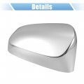 X Autohaux 1 Pair Car Exterior Chrome Plated Mirror Cover Top Half Mirrora Cover Cap Overlay For Toyota Camry 2012-2016