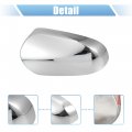 X Autohaux 1 Pair Car Exterior Chrome Plated Mirror Cover Top Half Mirrora Cover Cap Overlay For Toyota Camry 2012-2016