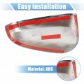 X Autohaux 1 Pair Car Exterior Chrome Plated Mirror Cover Top Half Mirrora Cover Cap Overlay For Toyota Camry 2012-2016