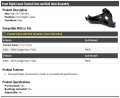 Front Right Passenger Side Lower Control Arm And Ball Joint Assembly With 5 Stud Wheel Compatible 2006-2010 Dodge Ram 1500 Rwd