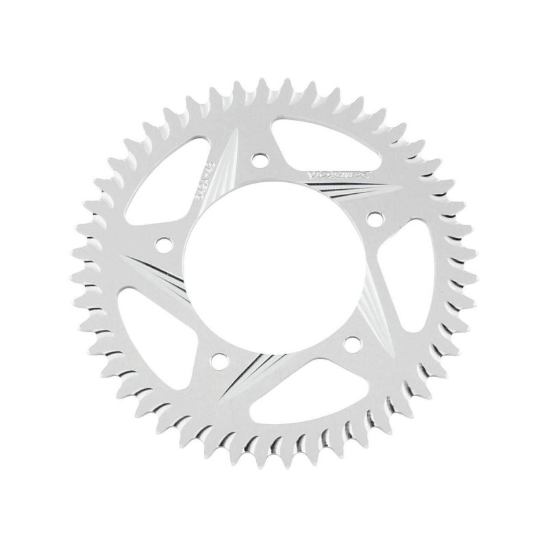 491a-40 Silver 40 Tooth Rear Sprocket Lightweight Aluminum Racing For Sport Motorcycles Cnc Machined With Saber Grooves