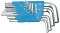 Gedore 1 3-10mm Hexagon Allen Key Set In Holder 10 Pieces 