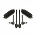 6 Pc Inner Outer Tie Rod Ends Steering Gear Bellow Boots For Rwd Models Fits Chevrolet Silverado Gmc Sierra 1500 