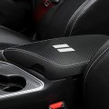 Yofamo For Dodge Challenger 2015-2023 Car Armrest Cover Waterproof Center Console Pads Scratch Resistance Box Cover Leather 