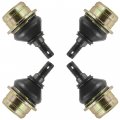 Caltric 4 Upper And Lower Ball Joints For Suzuki Kingquad Lt-a750x Lta750x 2008 2009 2010-2020