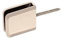 C R Laurence Bgc186sn Crl Satin Nickel Square Beveled Wall Mount Movable Transom Clamp 