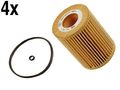 Mercedes 3 0l 07-13 Engine Oil Filter Kit X4 Mann 