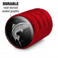 Brown Trout Illustration Valve Stem Caps For Tire Rim Wheel Aluminum Red