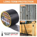 Uxcell Deck Joist Tape 4 X 50 2 Rolls Butyl Foring Deck Flashing Wood Joists Beams