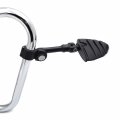 Xkh Group Motorcycle Black Long Angled Adjustable Peg Mounting Kit U Shape Footrest Foot Pegs For V-star Roadstar Suzuki