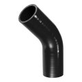 1 Pcs 48mm 89 Id 102mm 4 02 Length 45 Degrees Black Car Silicone Hose Coolant Universal 