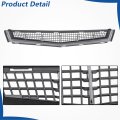 2pcs Front Bumper Grille Upper And Lower Mesh Replacement For Cts 2008-2011 25896041 25896043