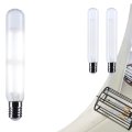 Satco 4w T6 5 Led Light Bulb 5000k Natural 360 Lumens Frost 300 Degree Beam E17 Intermediate Base 92 Cri Dimmable Wet Rated 