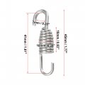 X Autohaux 10 Pcs Motorcycles Universal Exhaust Pipe Spring With Hook 45mm 1 77 Stainless Steel Modified Accessory
