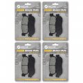 Niche Brake Pad Set For Yamaha Xt250 Tw200 Xt225 3c5-25805-00-00 Front Semi-metallic 4 Pack