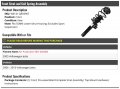 Front Strut And Coil Spring Assembly Compatible With 2005-2018 Volkswagen Jetta Excludes Sport Suspension From 04 2005