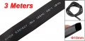 Uxcell 10mm Black Polyolefin Insulation Heat Shrink Tubing 3 Meters 9 8ft