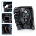 Amerilite For 1999-2004 Jeep Grand Cherokee C-type Led Tube Black Replacement Tail Lights Set- Passenger And Driver Side