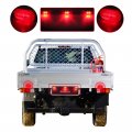 Ocpty Marker Lights 2pcs Red Bar 2x Side Bulbs Replacement Fit For Truck Bus Boat Suv Atv Trailer Indicator Light Assembly