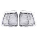 Hecasa Pair Corner Lights For 1992-1995 Toyota Pick-up Truck Replacement 8161035090 8162035100 Lamps Assembly Clear Lens Drive 