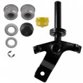 Caltric Right Steering Spindle Bushing Kit Compatible With John Deere L120 Brig Strat 48 2003-2005