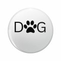 1080 Graphics Dog Key Chain Double Sided Stainless Steel Keychain