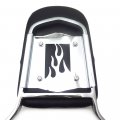 Httmt Mt147-f Flame Backrest Sissy Bar Compatible With Kawasak Vulcan 1500 Classic All Years 1986-2013