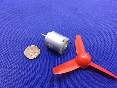 2 Pieces Propeller Prop Motor Dc 6v Gear Brush Brushed Small 140 Kd086 B6