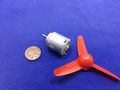 2 Pieces Propeller Prop Motor Dc 6v Gear Brush Brushed Small 140 Kd086 B6 