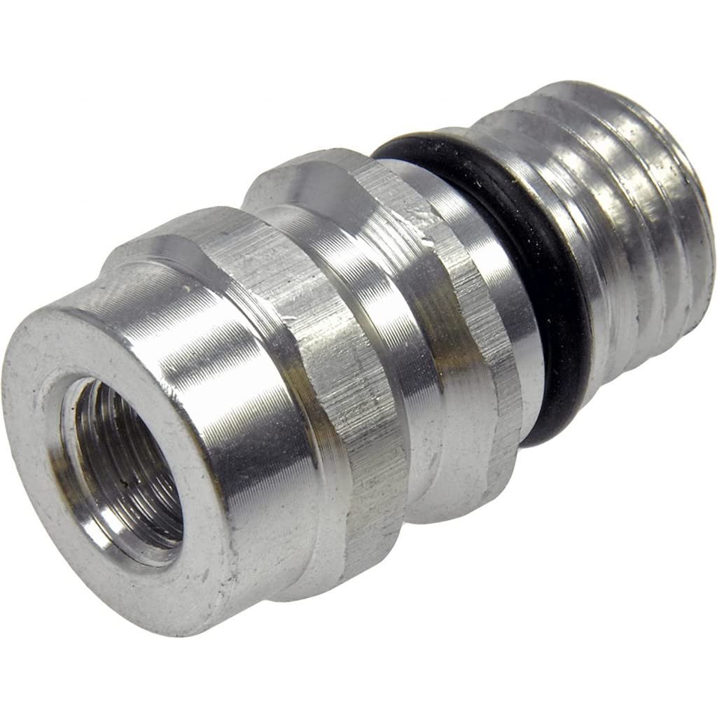 Hummer H3t 2009010 Air Conditioning Service Valve Aluminum Natural Female Thread End Male 2 2 By 1 50 In Fitting Size 1 2