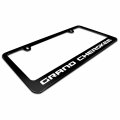 Ipick Image Made For Jeep Grand Cherokee Black Metal License Plate Frame