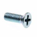 Machine Screws Flat Head Phillips Drive 8-32 X 0 5 In Zinc Plate 75 Pack 