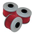 Caltric 3 Pack Oil Filter For Honda Cbr250r Cbr-250r Cbr 250r 2011-2013 