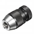 Uxcell Keyless Drill Chuck B10 Taper Mount Adjustable 1 64 -1 4 3-jaw For Lathes Milling Drilling Machine