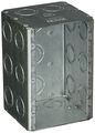 Hubbell-raco 697 3-1 2-inch Deep 3 Gang Welded Masonry Electrical Box With 16 Concentric Knockouts 3-3 4-inch X 5-19 32-inch 