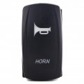 Qiilu Boat Horn Button For Car Caravan Rv Marine 12v-24v 3 Pin On-off Rocker Toggle Switch